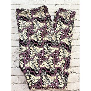 LuLaRoe Disney Leggings Aladin Princess Jasmine Rajah Tall & Curvy TC